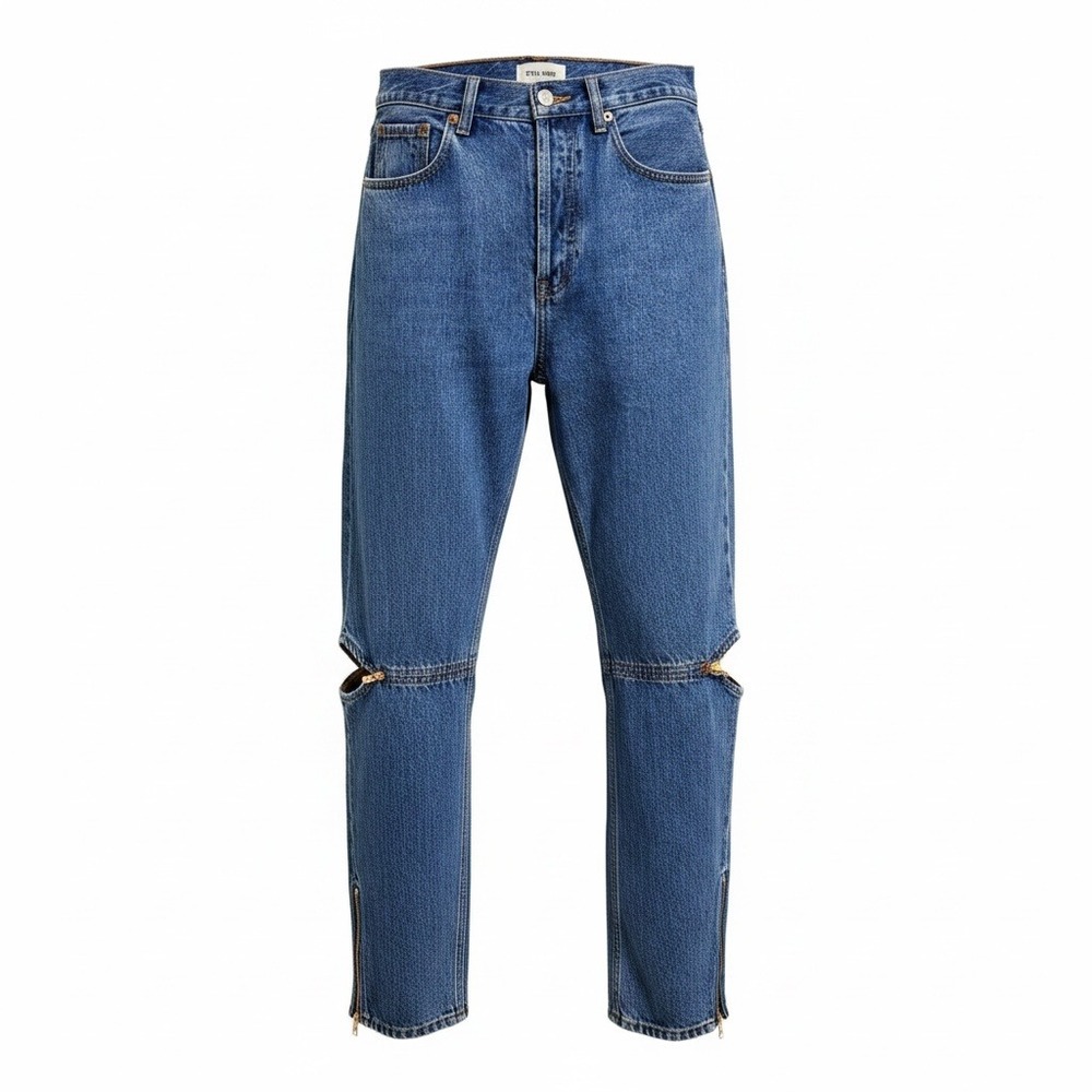 Still here cowgirl straight jeans classic blue cotton Jeans 27 $280‎